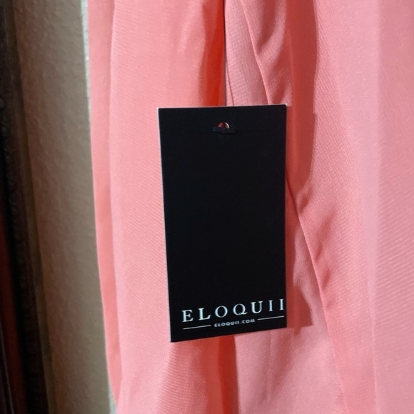 NWT Eloquii light peach xolors sheer lantern sleeves blouse  size 24 🧡🧡🧡 OB - Picture 5 of 5